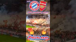 FC Bayern München  Pyro vs. Arsenal London 17.4.24 #championsleague #uefa #fcbayern