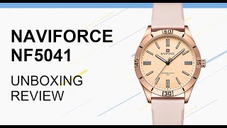 Unboxing Review |Naviforce Watch NF5041 New Arrival Metal Quartz Movement Latest Design