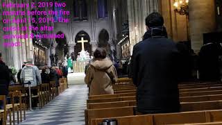 Paris: Inside Notre Dame Cathedral before the fire