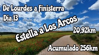 Caminho de Santiago - Estela a Los Arcos - Resumo Diário