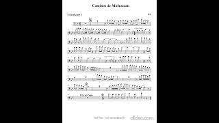 Caminos de michoacan banda mm (partitura)