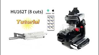 HU162T 8 Cut Lishi Picking Decoding & Key Cutting Tutorial- EOBDTool