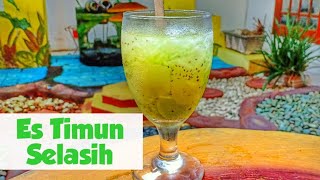 Resep Es Timun Serut Selasih I Cucumber Basil Ice Recipe