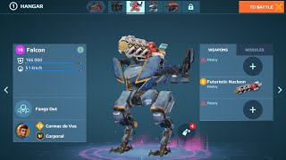 T-Falcon gameplay | WAR ROBOTS