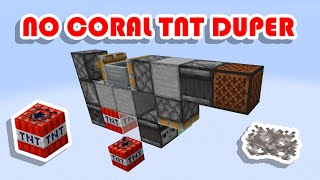 TNT Duper with NO DEAD CORAL! | Minecraft 1.13 - 1.17+