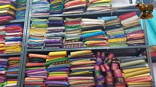 Mangalagiri handloom Pattu Dress Materials At low prices