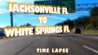 Florida Jacksonville Fl to White Springs Fl via i-10