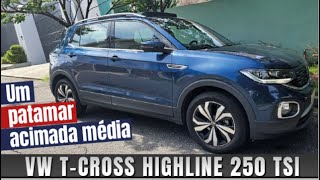 AVALIAÇÃO – Motor 1.4 turbo garante VW T-Cross Highline 250 TSI no andar de cima