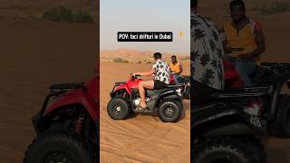 Mai fă drifturi in Dubai💀. #dubai  #travel #atv #money #rich #drift