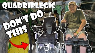 Keeping My Old Wheelchair Alive (Or Trying To) - Vlog | Quadriplegic (C5,C6,C7)