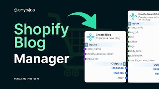 SmythOS - Shopify Blog Manager