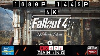 RX 470 | Fallout 4 | 1080p | 1440p | 4K | Medium/High/Ultra