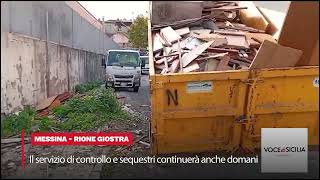 sequestro legno Messina Giostra