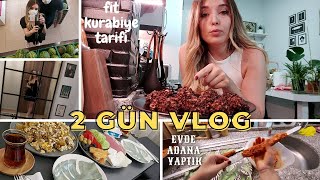 BENİMLE 2 GÜN VLOG | PAZAR NEŞESİ PAZARTESİ SENDROMU😶| FİT KURABİYE YAPTIK🍪 #fitkurabiye #günlükvlog