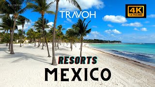 Resort Tour Walk | Barcelo Maya Riviera Hotels | Beach & Pools | Mexico 🇲🇽 | 4K Travel