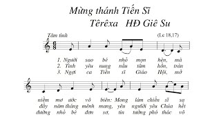 Mừng Thánh Tiến Sĩ Teresa Hài Đồng Giêsu pdf (St: Mai Thiện) | Lyrics