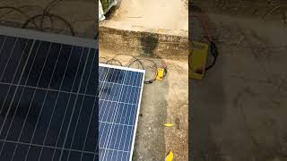 zunsolar 12v 180watt solar panel testing #solar #viral #solarsystem