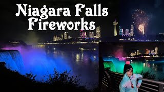 Fireworks at Niagara Falls