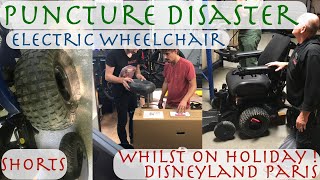 Shorts - Wheelchair Puncture at Disneyland Paris and how the Disney magic helped get me back #shorts