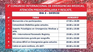 2° CONGRESO INTERNACIONAL DE EMERGENCIAS MEDICAS, ATENCIÓN PREHOSPITALARIA Y RESCATE