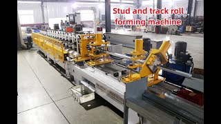 stud and track roll forming machine