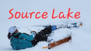 Source Lake          Backcountry ski