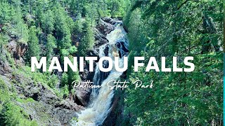 Discovering the Beauty of Manitou Falls in Pattison State Park | Virtual Tour and Nature Exploration