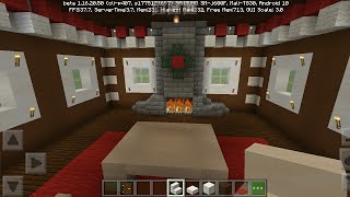 Minecraft interior decoration for Gingerbread house montage | Minecraft Boxing Day Upload