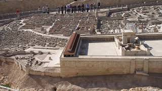 Model of the Old City of Jerusalem in biblical times in the Israel Museum, Jerusalem