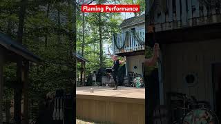 FLAMING 🔥JUGGLERS  PERFORMANCE #shortvideo