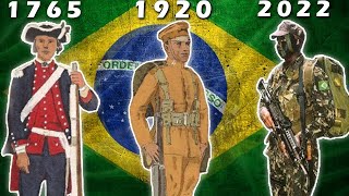 Evolução dos Uniformes do Exército Brasileiro 🇧🇷(1765 - 2022) #exercito