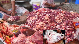 Exclusibe beef cutting skills in Bangladesh | Muslim beef market | Cutting Skills | All In One |Beef