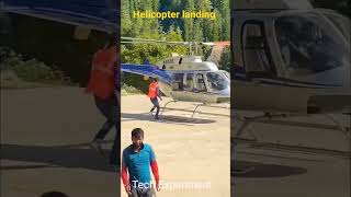 Close View Of Helicopter Flying Landing 🙄☝️#shorts #shortvideo