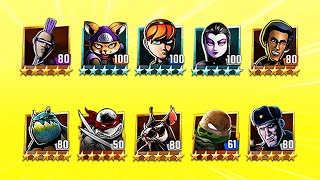 TMNT Legends Xever, Alopex, Zeck, Shinigami, April Kunoichi