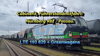 [4K] Cabinerit | Führerstandsmitfahrt | Nürnberg Rbf ➡️ Passau | BR 193 | Deel 3