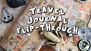 Travel journal flip-through