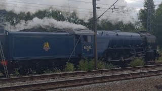 60532 'Blue Peter' And 57311 Depart Retford 13/7/24