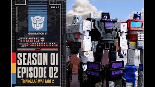 TRANSFORMERS REBELLION: Season 01, Ep02, Triangular War part 2 #trending #stopmotion #animation #tf