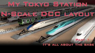 My Tokyo Station N-Scale DCC layout - Part 1: It's all about the base