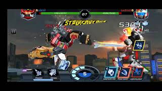 Mighty morphin megazord v s SPD delta megazord #powerrangers #mightymorphinpowerranger #gameplay