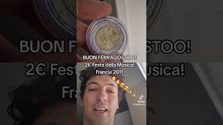 Buon Ferragosto - 2€ 30° festa della musica Francia 2011 🥳🥳🥳😍😍😍✨✨ #coin #numismatics