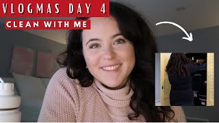 VLOGMAS DAY 4| Holiday Clean With Me 2021| LITERALLY LYDIA