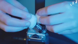 ASMR Gentle Up Close Sounds With Cotton Balls, Cotton Swabs and the Mini Cups I Preston TalkZZZ