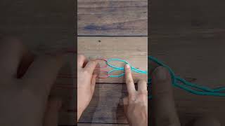 How to Tie a bracelet,  easy method,  crochet tutorial