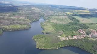 Let vrtulníkem nad Boskovicemi