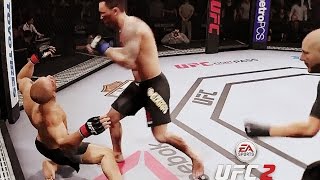 Brutal KnockOut/Finishes Montage 《EA SPORT UFC 2》