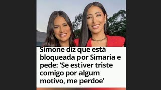 SIMONE DIZ ESTAR BLOQUEADA PELA SIMARIA.  #famosos #news #viral #polemica