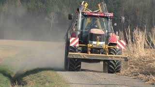 Gülle Fahren mit IHC Case Puma CVX 230 und diverse Gülle Fässer mit 18000 bis 20000 Liter Inhalt von