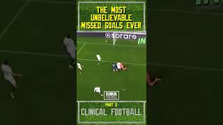 The most Unbelievable missed goals ever pt2 #football #timowerner #shorts #football