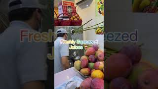 FRESHLY SQUEEZED FRUIT JUICE || SUGAR CANE JUICE #SHORTS